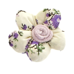 1.5" Small Padded Cotton Flower