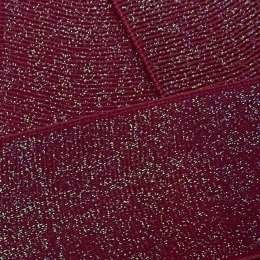 Maroon Dazzle Glitter Grosgrain Ribbon 789