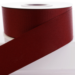 Maroon Textured Grosgrain Ribbon