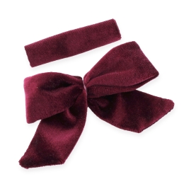 3.5" Small Velvet Tied Bow DIY