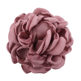 3.25" Open Rose Fabric Flower