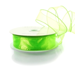 1.5" Wired Sheer Organza Ribbon