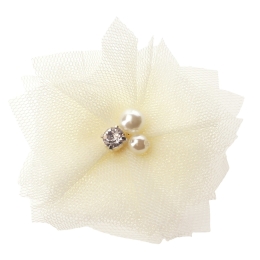 2.5" Folded Tulle Flower