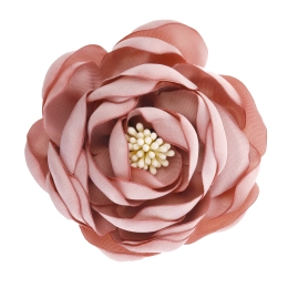 3.25" Open Ranunculus Fabric Flower