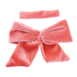 5" Velvet Tied Bow DIY