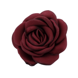 1.75" Singed Edge Rose Fabric Flower