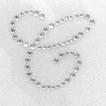 HotFix Iron On Rhinestone Transfer Alphabet Monogram Script - 1.5"