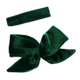 3.5" Small Velvet Tied Bow DIY