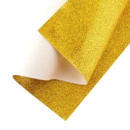 Fine Glitter High Gloss Jelly Canvas Sheets Yellow