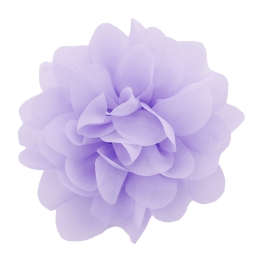 2.5" Chiffon Rounded Petals Fabric Flower