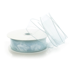 1.5" Wired Sheer Organza Ribbon