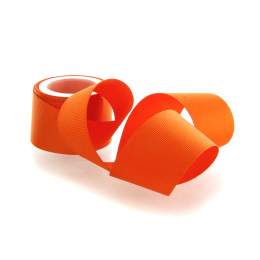 Orange Textured Grosgrain Ribbon