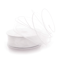 1.5" Wired Sheer Organza Ribbon