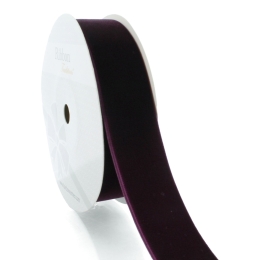 Rustic Plum Velvet Ribbon