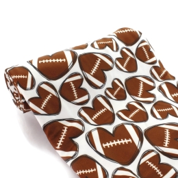 Football Hearts DBP Fabric