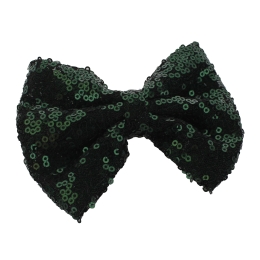 Sequin Tuxedo Hair-Bow Pack - 6pc