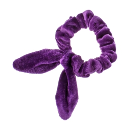 Velvet Bunny Ear Hair Scrunchie 6pcs