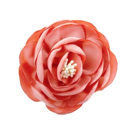 2.5" Open Ranunculus Fabric Flower