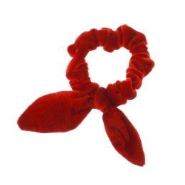 Velvet Bunny Ear Hair Scrunchie 6pcs