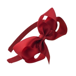 Shimmer Satin Bow Headband Pack - 6pc