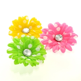 2.25" Polka Dot Daisy