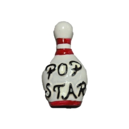 Bowling Pin Flatback Craft Embellishment