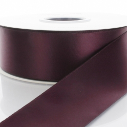 Burgundy Double Faced Satin Ribbon 277