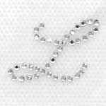 HotFix Iron On Rhinestone Transfer Alphabet Monogram Script - 3/4"