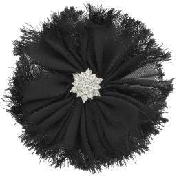 Chiffon Jewel Ballerina Hair Flower