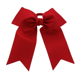 8" Large Cheer Ponytail Hair Bows Pack - 6pc