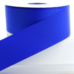 Electric Blue Textured Grosgrain Ribbon