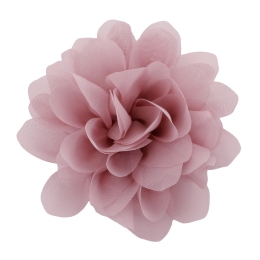 2.5" Chiffon Rounded Petals Fabric Flower