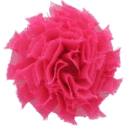 2.25" Chiffon Poof Hair Flower