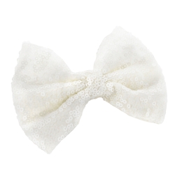 Sequin Tuxedo Hair-Bow Pack - 6pc