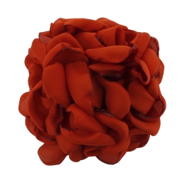 3.25" Open Rose Fabric Flower