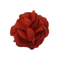 2" Open Rose Fabric Flower