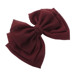 Cascading Chiffon Fabric Hair-Bow Pack - 6pc