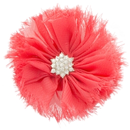 Chiffon Jewel Ballerina Hair Flower