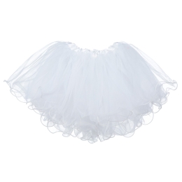 Little Girls Tutu Ruffle Edge 3-Layer (6 mo. - 3T)