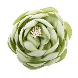 3.25" Open Ranunculus Fabric Flower