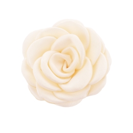 1.75" Singed Edge Rose Fabric Flower