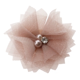 2.5" Folded Tulle Flower