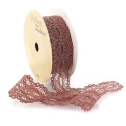 7/8" Ribbon Hole French Lace Trim