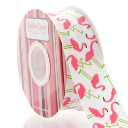 1.5" Flamingo Grosgrain Ribbon