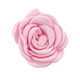 1.75" Singed Edge Rose Fabric Flower