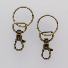 Swivel Lobster Lanyard Key Chain Snap Hook Antique Bronze