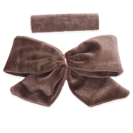 5" Velvet Tied Bow DIY