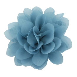 2.5" Chiffon Rounded Petals Fabric Flower