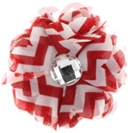 2.75" Folded Chevron Hair Flower