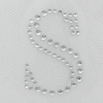 HotFix Iron On Rhinestone Transfer Alphabet Monogram Engraved - 1.5"